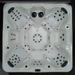 【NHC】スパ・エイチspa-H Jacuzzi exterior / interior - SPA WORLD Houston H-09 White - Spa World